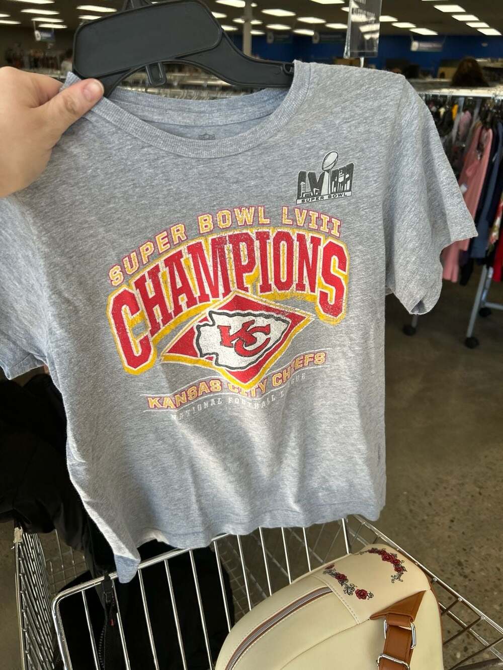 Kansas City Chiefs Super Bowl LVIII Champions Historic Win Heather Gray Graphic